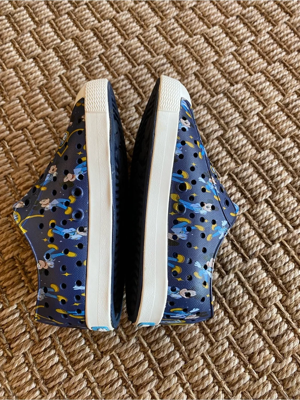 Kids' Native X Disney World 50th Anniversary Print Slip-On Shoes